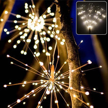 Firework-style LED light for decoration