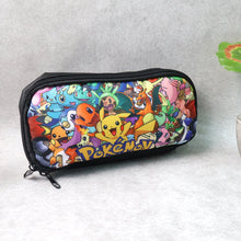 Colorful Cartoon Printed Pencil Pouch for Kids (1 Pc)