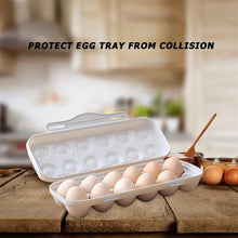 18 Grid Egg Holder Storage, Shock-Proof Egg Container with Buckle