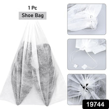 Non-woven drawstring shoe bag